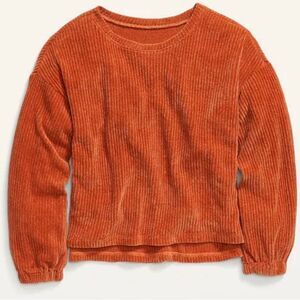 Old navy girls Orange Sweater size L(10-12)